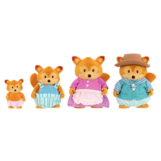 Lil Woodzeez Miniature Animal Figurine Set âTippytail Fox Family