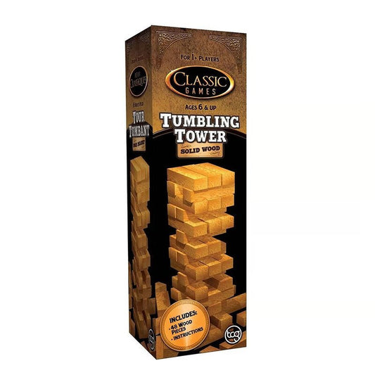 Jax Tcg Classic Games Tumbling Tower (48 Pieces)
