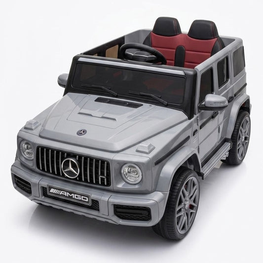 Licensed Mercedes-Benz G63 AMG 12V Electric Ride-On SUV | Silver