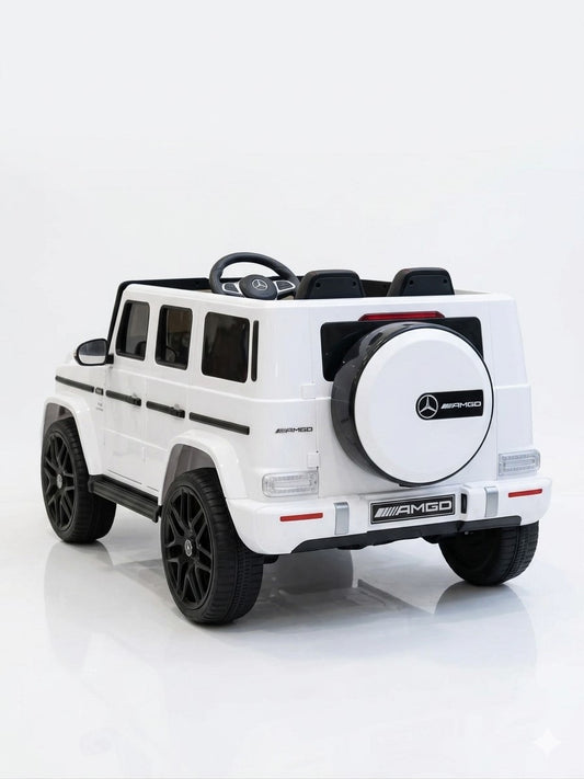 Licensed Mercedes-Benz G63 AMG | White | 12V Electric Ride-On SUV