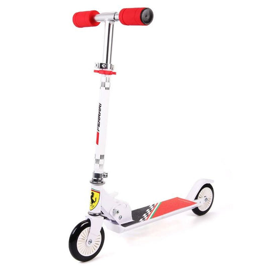 Mesuca Ferrari Kids Two Wheels Scooter White