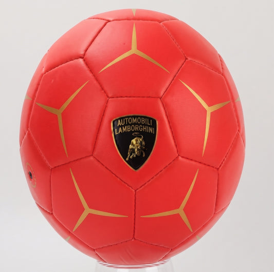 Lamborghini Size-5 Machine-Sewn PVC Soccer Ball