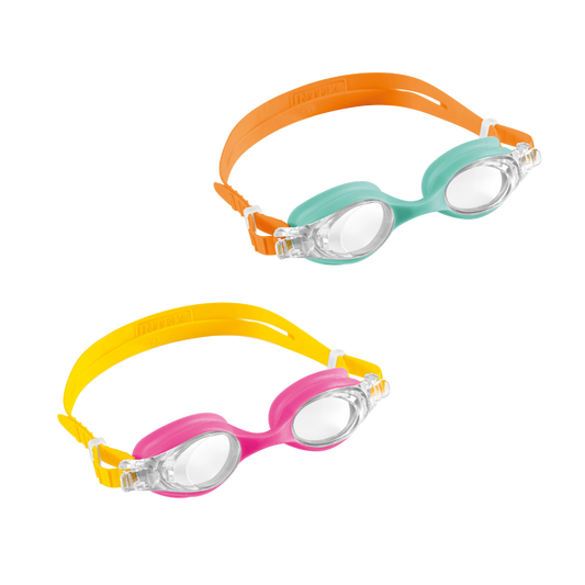 INTEX Kids Swimming Goggles – Comfortable & Adjustable Swim Glasses