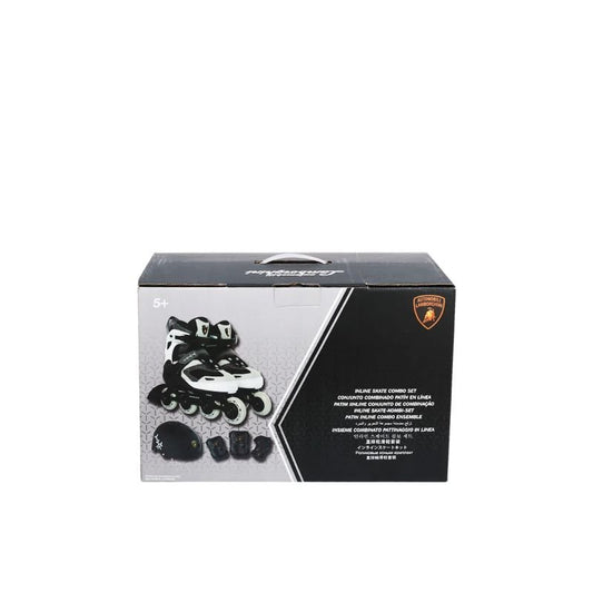 Lamborghini Inline Skate Combo Set Grey - Size: 31-34