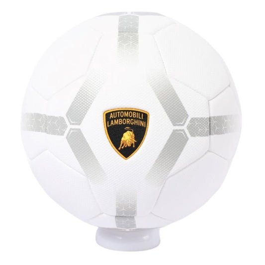 Lamborghini #5 Machine Sewing Pvc Soccer Ball - White