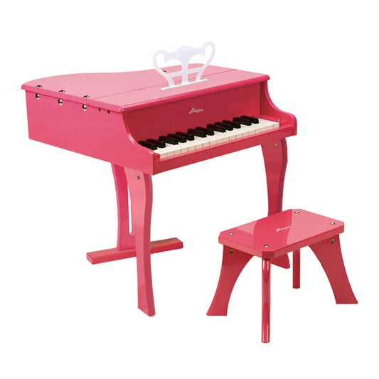 Buy Hape Happy Grand Piano in pink online from the best online toy shop in Qatar, perfect musical toy for children