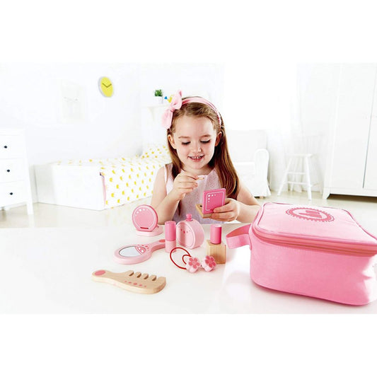 Best online toy shop in Qatar featuring Hape Beauty Belongings makeup toy ,buy kids toys online in Qatar with reliable toy delivery service from the best toy shop in Qatar