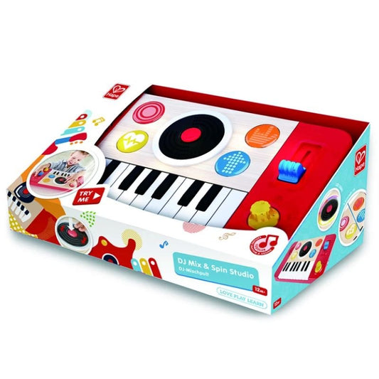best toy shop in qatar kids playing with hape dj mix & spin studio best online toy shop in qatar