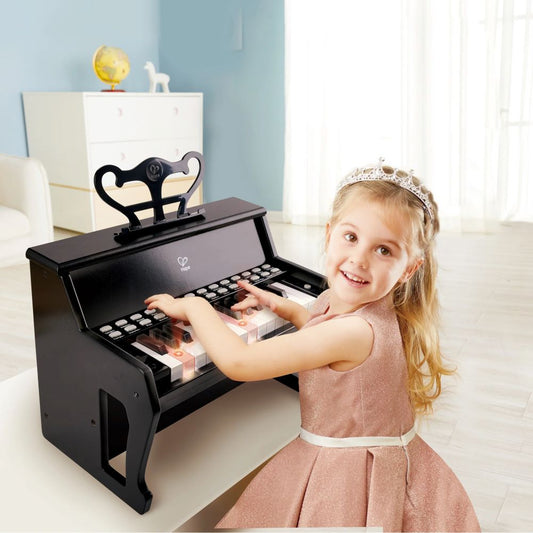 Hape Learn with Lights Piano, Black
