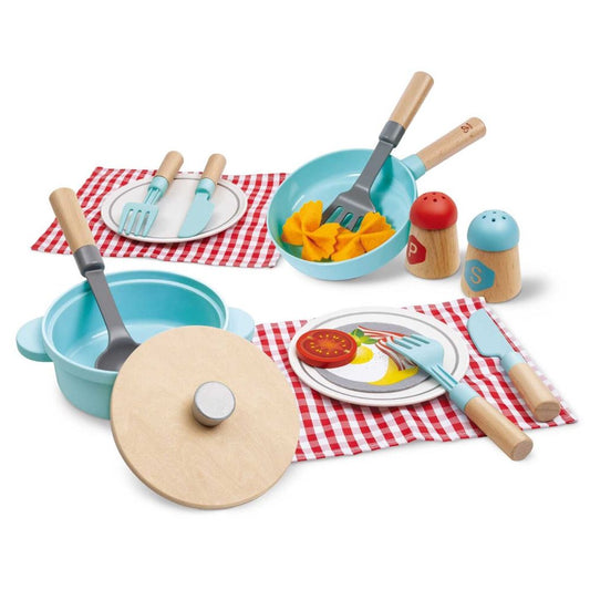 Hape Little Chef Cooking & Serve Play Set