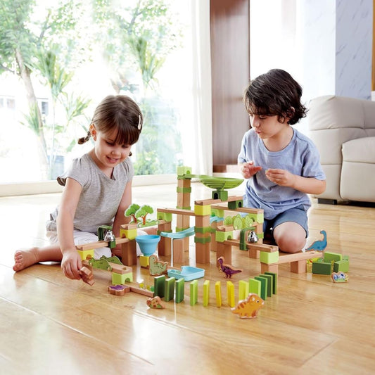 Hape Dino Adventure Marble Run - 131 pcs