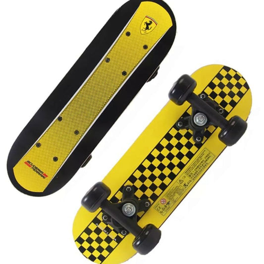 Ferrari Mini Skateboard - Yellow