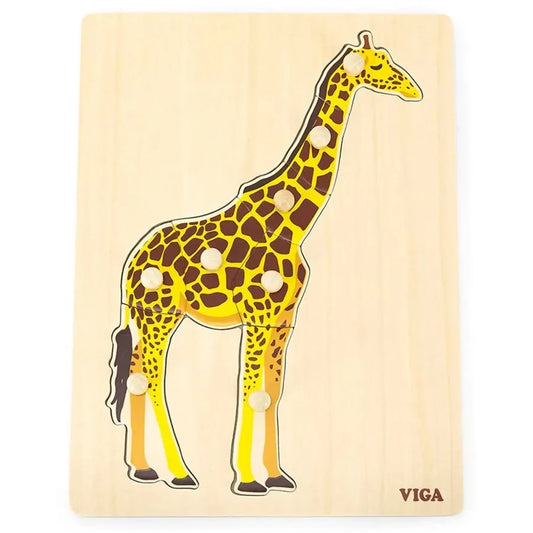 Viga Montessori Puzzle Giraffe