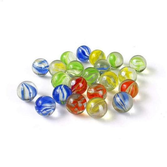 16mm Glass Marbles (in Tin) - Assorted