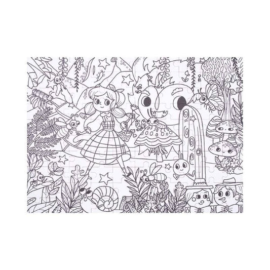 Tooky Land Coloring Puzzle ? Secret Garden