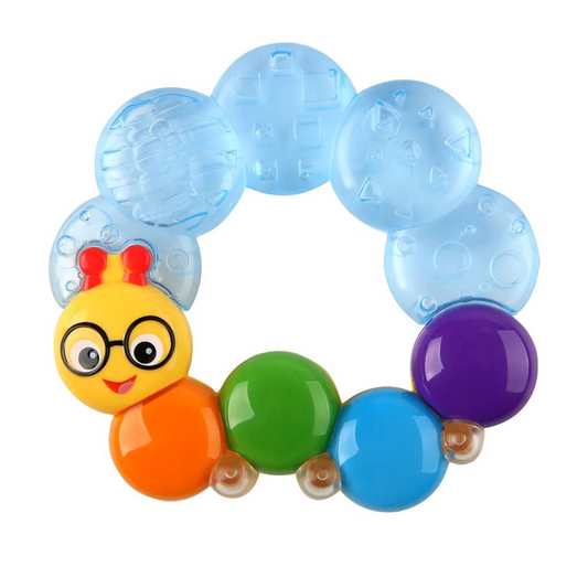 Baby Einstein Teether-pillar teething toy – available at the best toy shop in Qatar