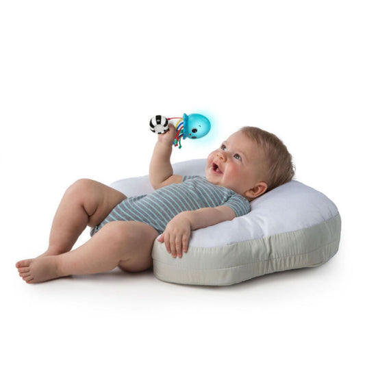Baby playing with Ocean Glow Sensory Shaker