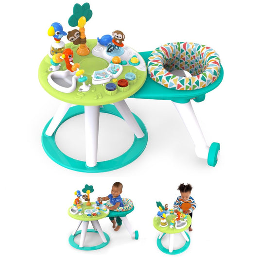 Bright Starts - Around We Go Walk-Around Activity Center & Table 2-In-1