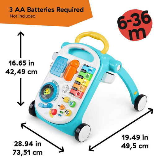 Baby Einstein Musical Mix N Roll 4-in-1 Baby Walker and Activity Table