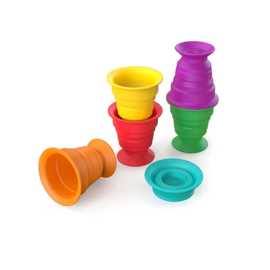 Baby Einstein Stack And Squish Cups Sensory Stacking Toys