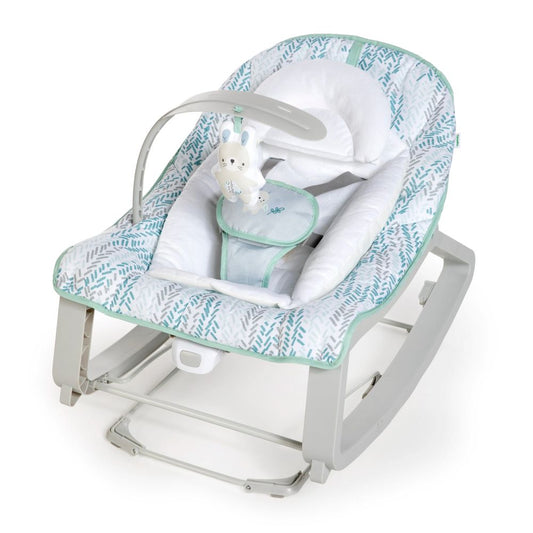 Ingenuity Keep Cozy 3-in-1 Grow with Me Baby Bouncer, Rocker & Toddler Seat, Spruce
