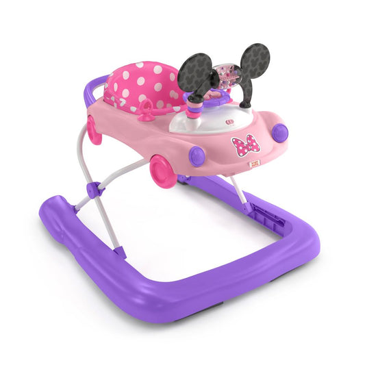 Bright Starts MINNIE MOUSE Go, Go Bows 3-in-1 Car Walker - Pink