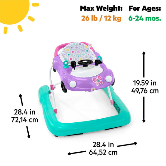 Bright Starts™ Little Speedster™ 3-In-1 Car Walker – Purple Power