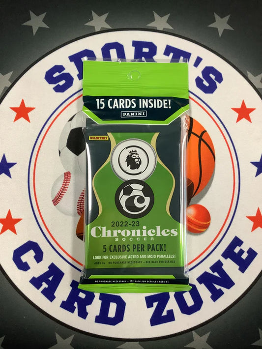 Panini 2022-23 Chronicles Soccer Trading Cards Sports Pack