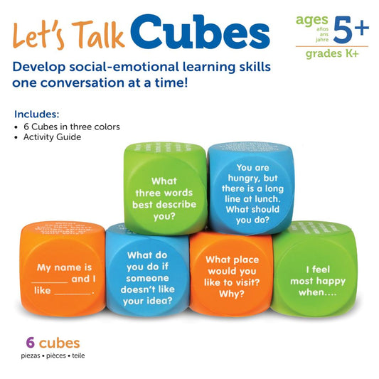 Learning Resources Let's Talk Cubes