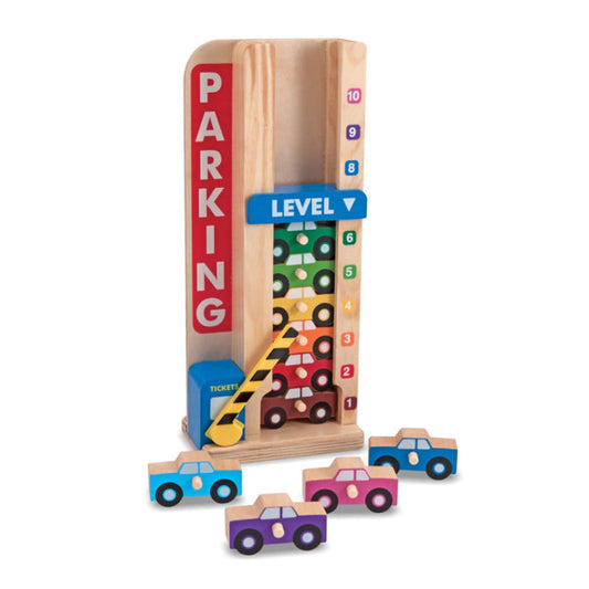 Melissa & Doug Classic Toy Stark Count Parking Garage
