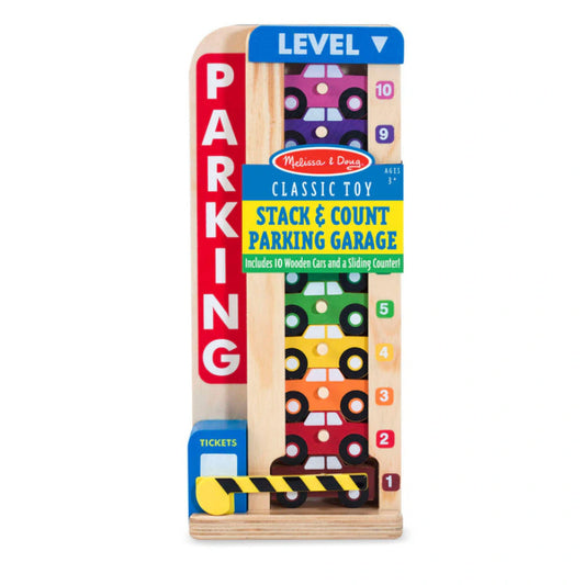 Melissa & Doug Classic Toy Stark Count Parking Garage