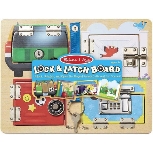 Melissa & Doug Lock And Latch Board