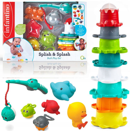 Infantino Splish & Splash Bath Play Set