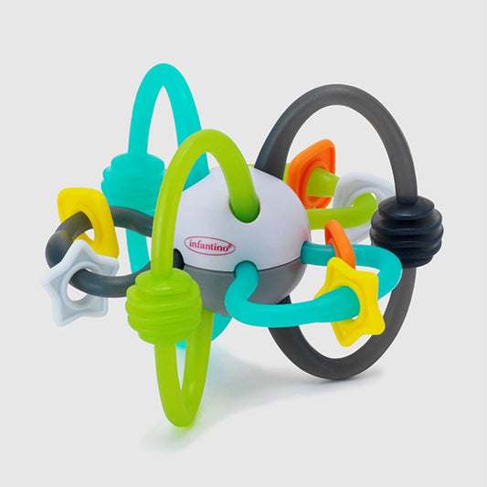 Infantino - Shake & Teether Flexible Rattle Ball 0m+