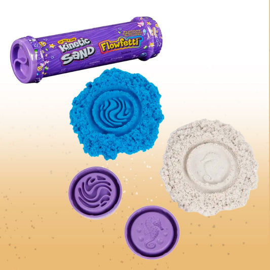 Kinetic Sand Flowfetti (4oz/113g) Play Sand with Glitter Mix-ins (Styles May Vary)