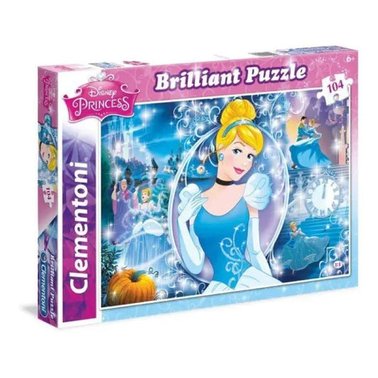 Clementoni - Puzzle Cinderella Briliant 104pcs
