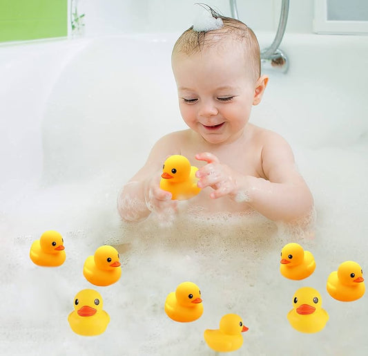 Funny Rattle & Bath Duck Set