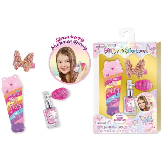 Hot Focus Tie Dye Butterfly Glitter & Glamour Scented Set