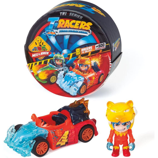 T-RACERS Series 1 – Interchangeable Surprise Car and Racing Driver