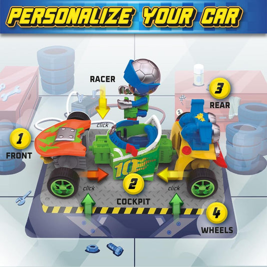 T-RACERS Series 2 – Interchangeable Car and Surprise Driver
