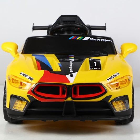 6v Kids Rechargeable Bmw Motor Car - Yellow