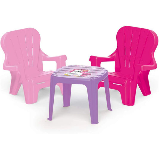 Dolu Unicorn Table And 2 Chairs Set