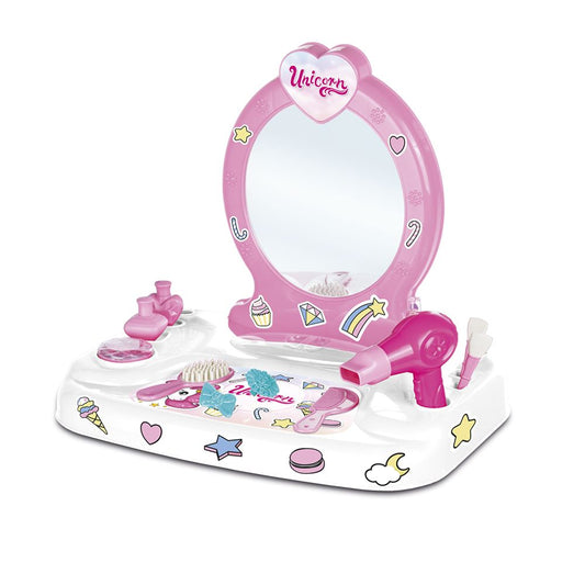 Dolu Table Top Vanity Set With Mirror