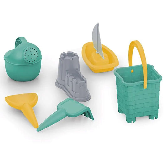 DOLU 3-in-1 Sand & Water Creativity Table Grey With 6 Accessories (54.5 x 45 x 45 Cm)