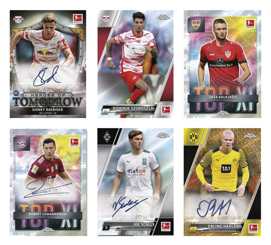 Topps 2021/22 Chrome Bundesliga Soccer Hobby Pack