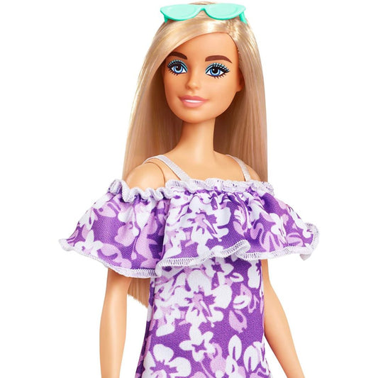 Barbie Loves The Ocean Doll With Purple Floral Dress