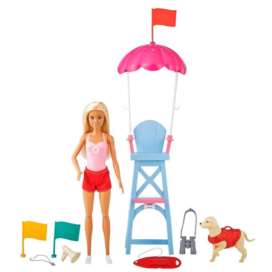 Barbie Sports Lifeguard Doll And Playset