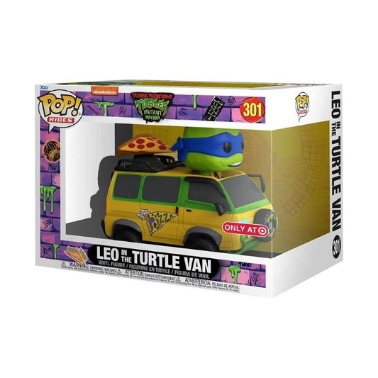 Funko Pop! Rides: Teenage Mutant Ninja Turtles Mutant Mayhem - Leo In The Turtle Van