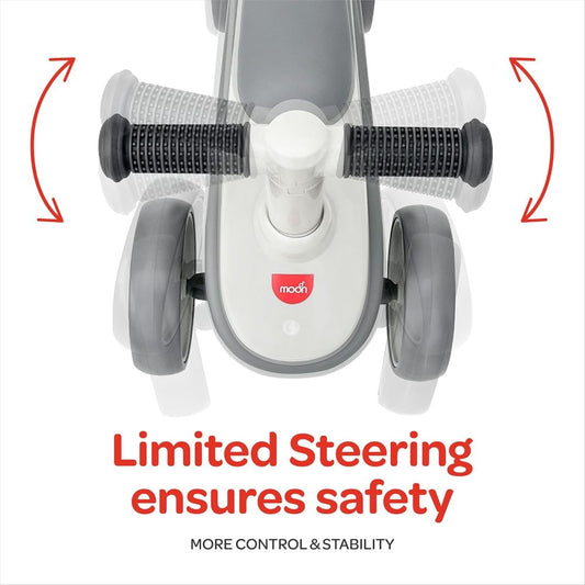 Moon Dasher Kids Balance Bike Cycle (Grey) Ages 1 to 3 Years