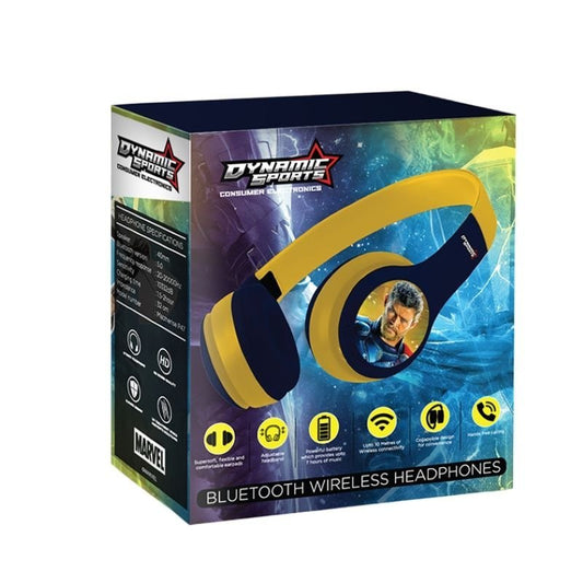 Dynamic Sports 2-in-1 Bluetooth Wireless Headphones - Marvel Thor Edition